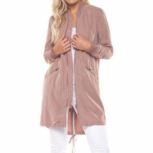 Dex Mauve Long Bomber XS